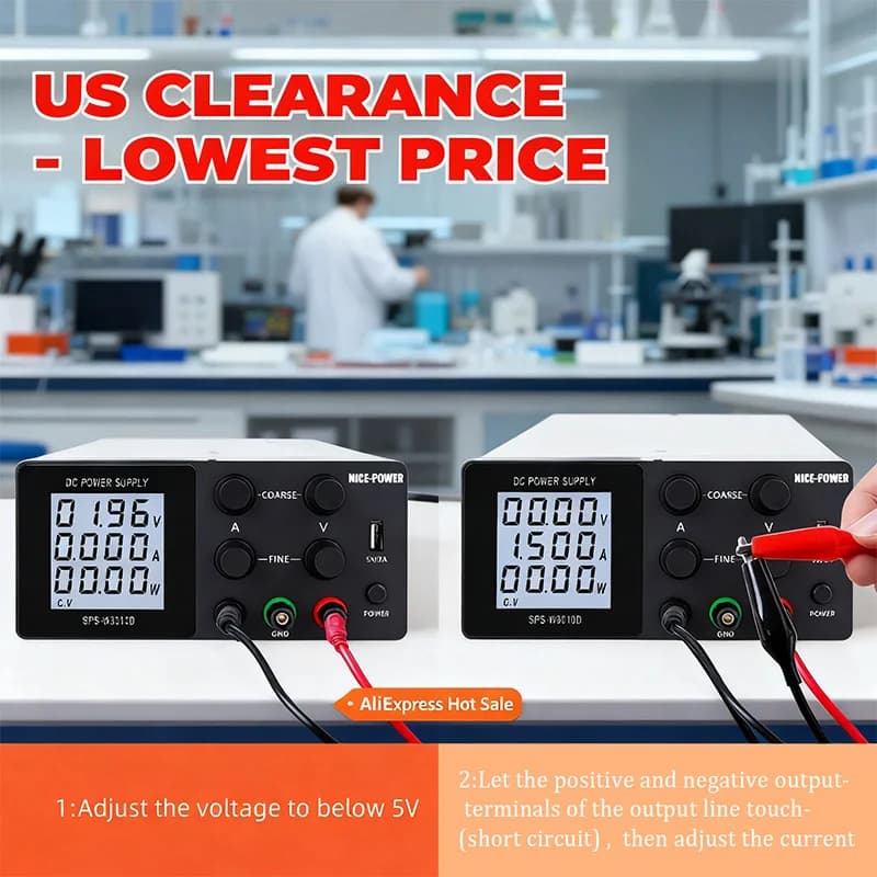 Bench Power Supply | 30V 10A Precision Voltage Control | Laboratory & Electronics Testing