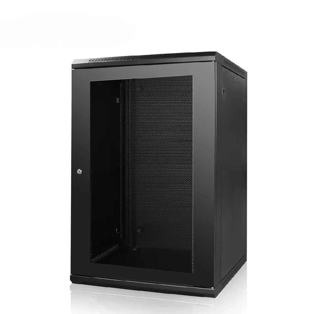 Wall-Mounted Server Rack Cabinet | Full-Access Steel Frame | Secure Network Assembly