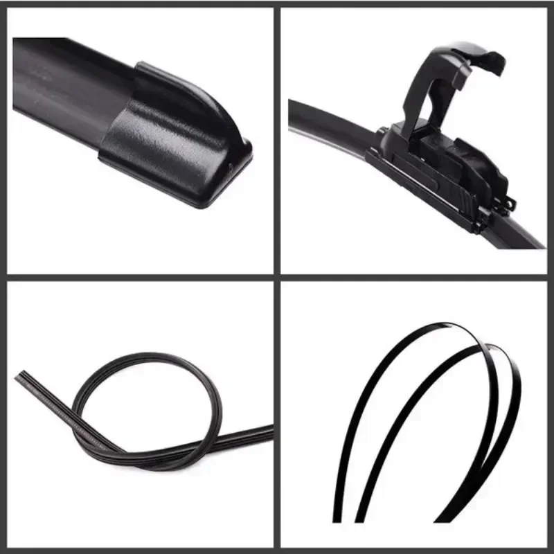 26 Inch Wiper Blades | U-Hook All-Season Rubber | Bracketless - Thumbnail 6