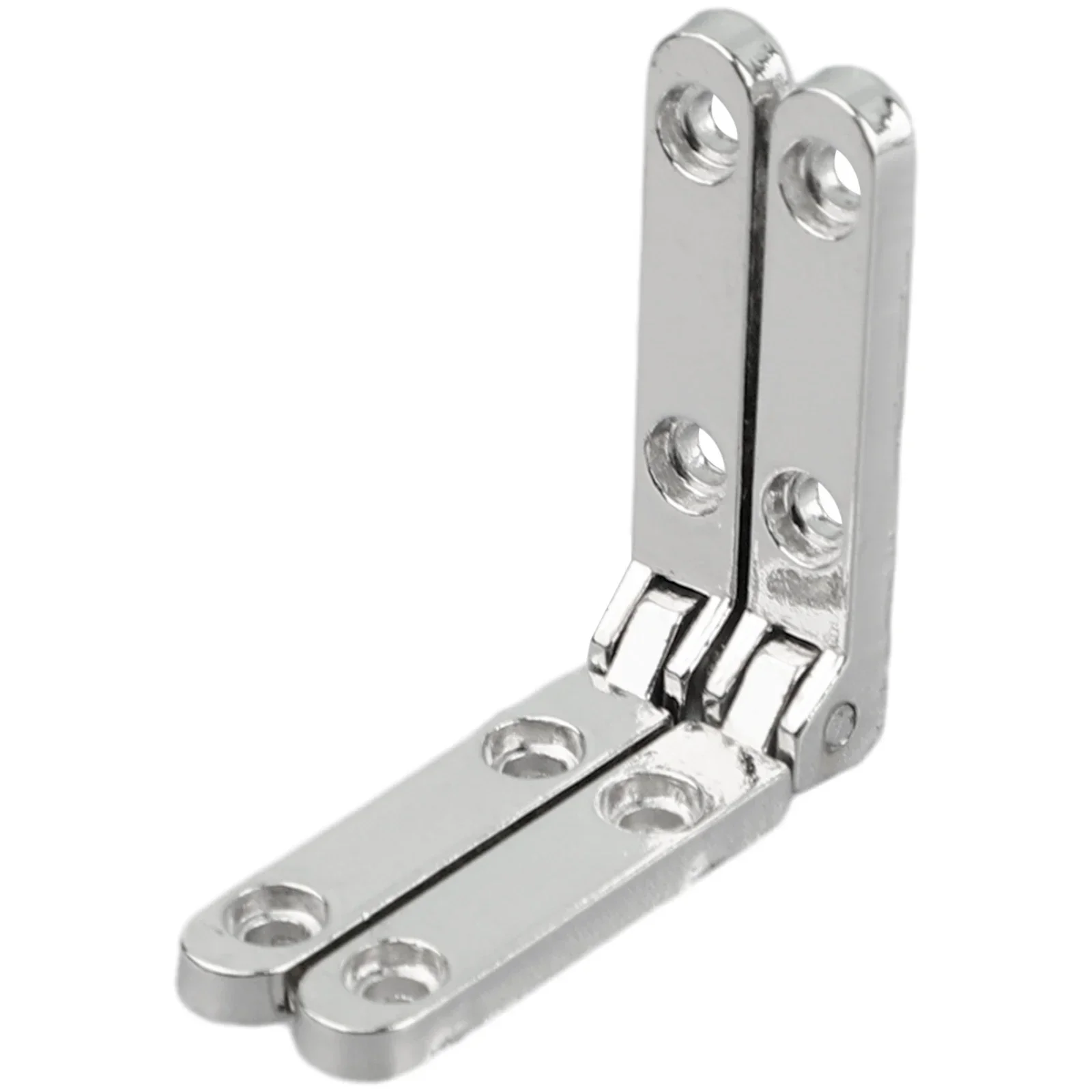 Spring Hinge | Silver Support Hardware with Screws | 10-Piece 30x30mm Set - Image 1