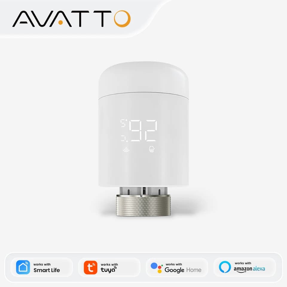 Zigbee thermostatic valve for radiator | Smart TRV for Alexa/Google Home - Thumbnail 2
