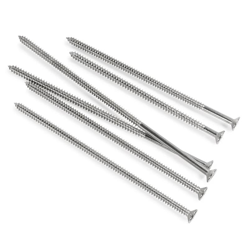 M4 Concrete Screws | 304 Stainless Steel | Countersunk, 160-200mm - Thumbnail 5