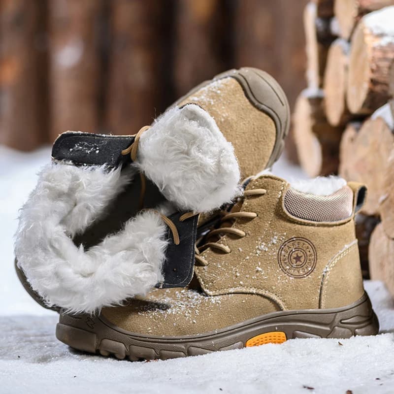 Men's Steel Toe Cap Boots | Anti-Piercing & Warm | Winter Work Safety - Thumbnail 4