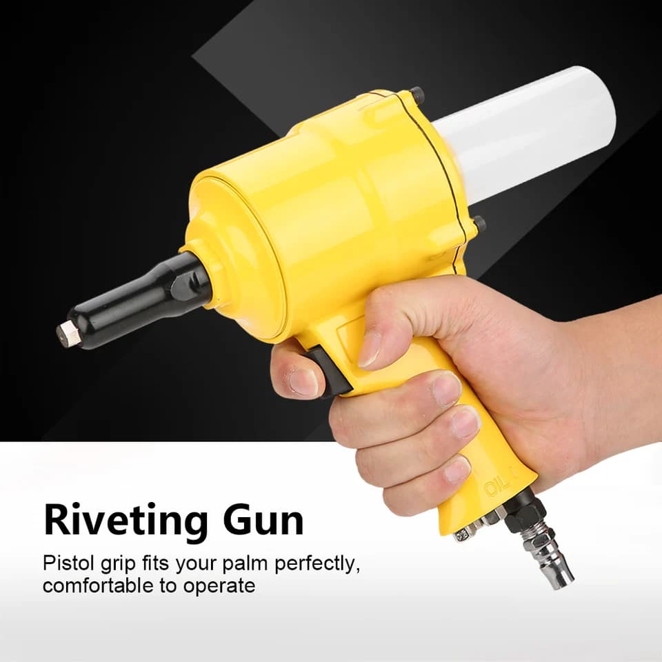 KP-705P Pneumatic Rivet Gun | Pistol Grip | 2.4-4.8mm Rivets - Thumbnail 3