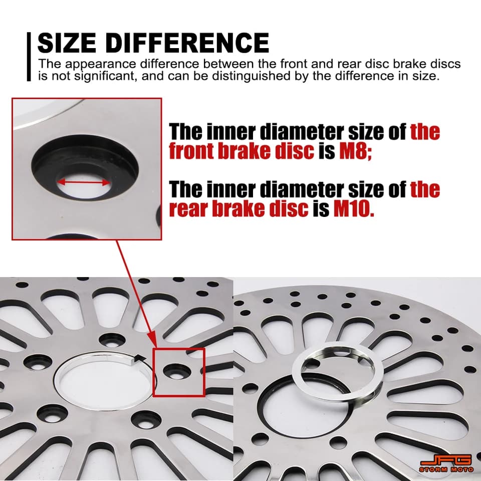 Brake Rotors | 420 Stainless Steel | For Harley 1984-2013 - Thumbnail 3