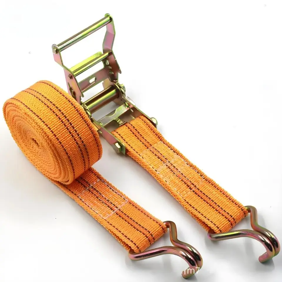 40mm Ratchet Tie-Down Straps | J Hooks | Heavy Duty Cargo Strapping 3-15m - Thumbnail 5