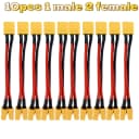 10pcs 1M to 2F