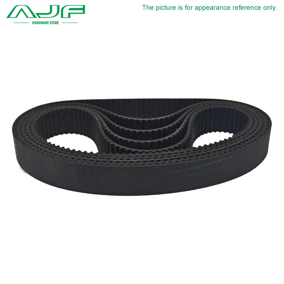 HTD3M Timing Belt | 5-40mm Width, 144-204mm Length | Closed-loop Rubber Drive - Thumbnail 4