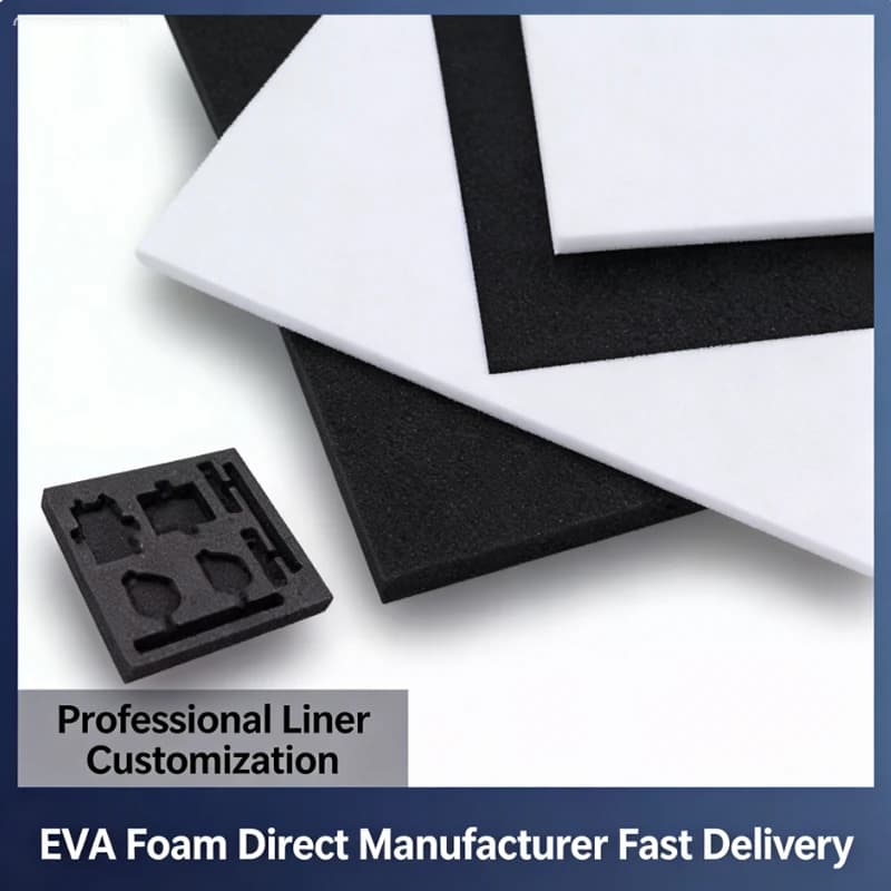 Black EVA Foam Padding | Anti-Static, High-Density | Shock-Absorbing Sheet - Thumbnail 2