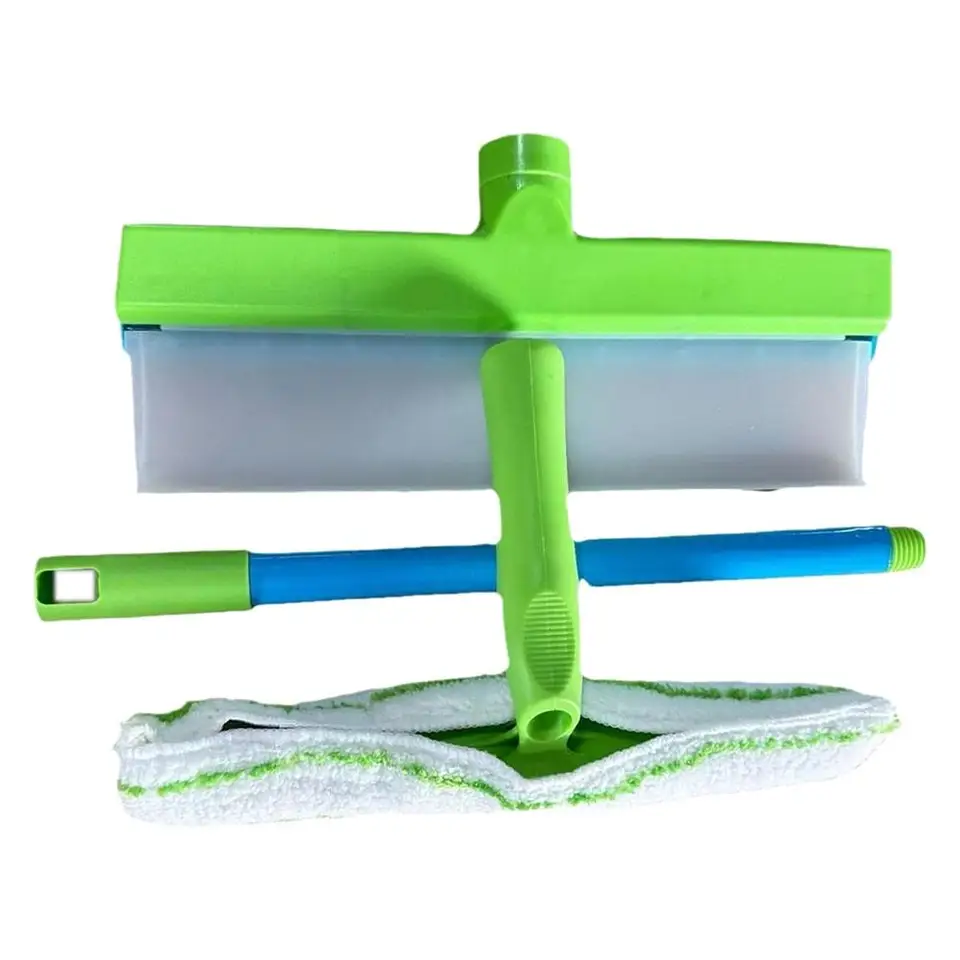 Cleaning Window Kit | 12-Inch Recyclable Silicone Squeegee | Car & Glass Cleaning - Image 1