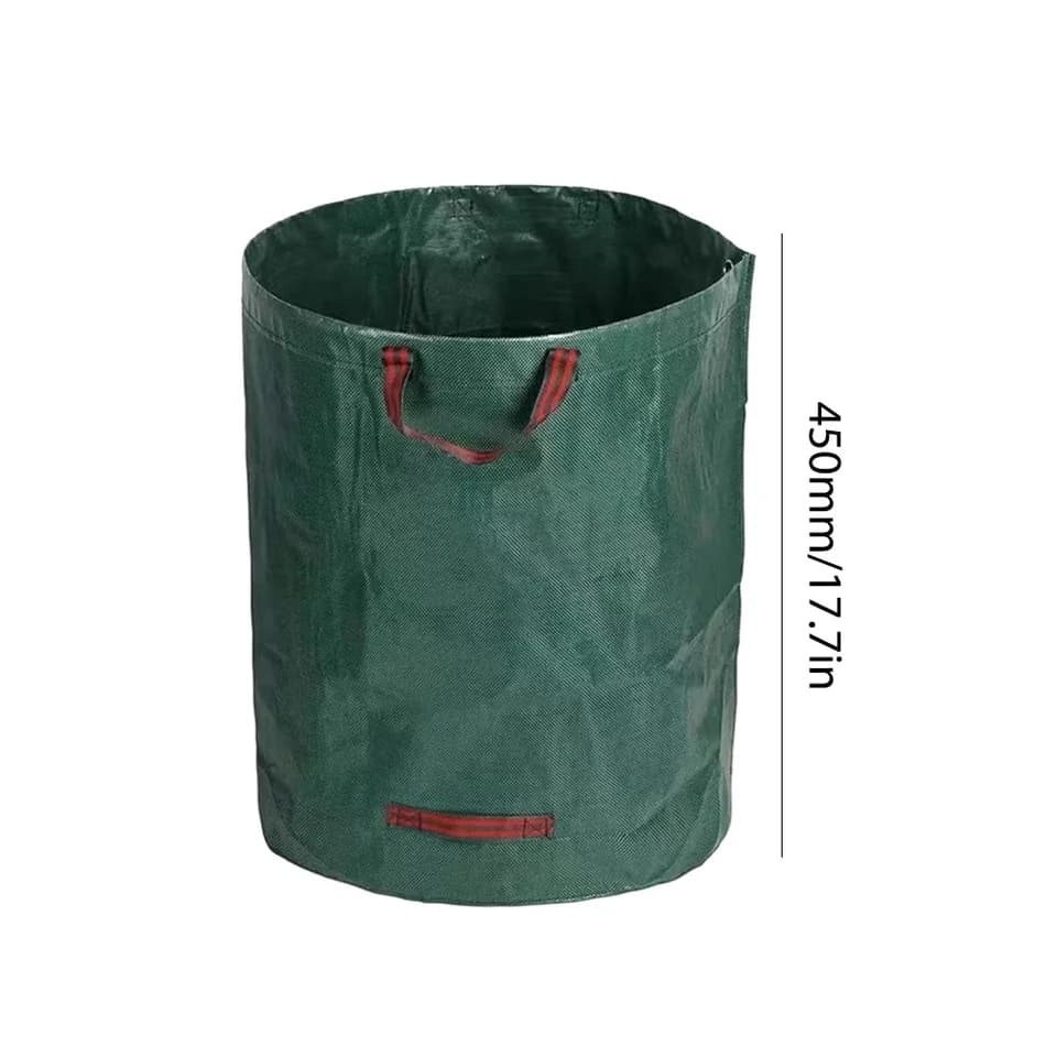 Large Bag for Garden Waste | Heavy Duty Reusable Leaf Sack | Waterproof Storage Container - Thumbnail 4