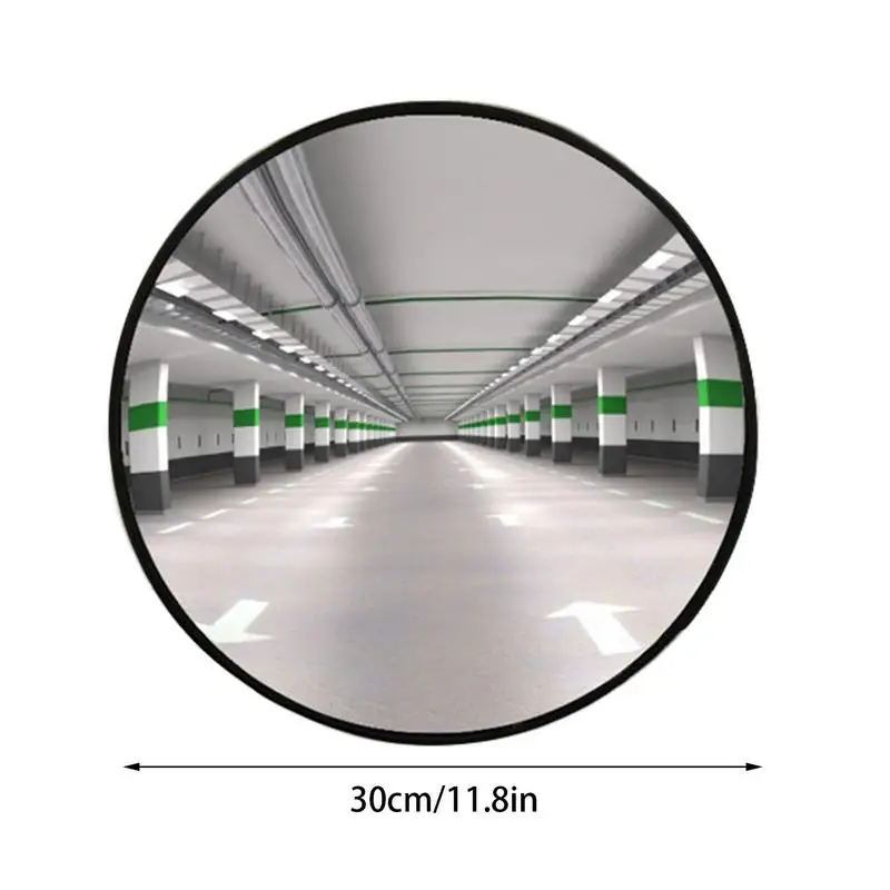 Outdoor Safety Mirror | 30cm Convex Traffic Mirror | Parking Garage Use - Thumbnail 2