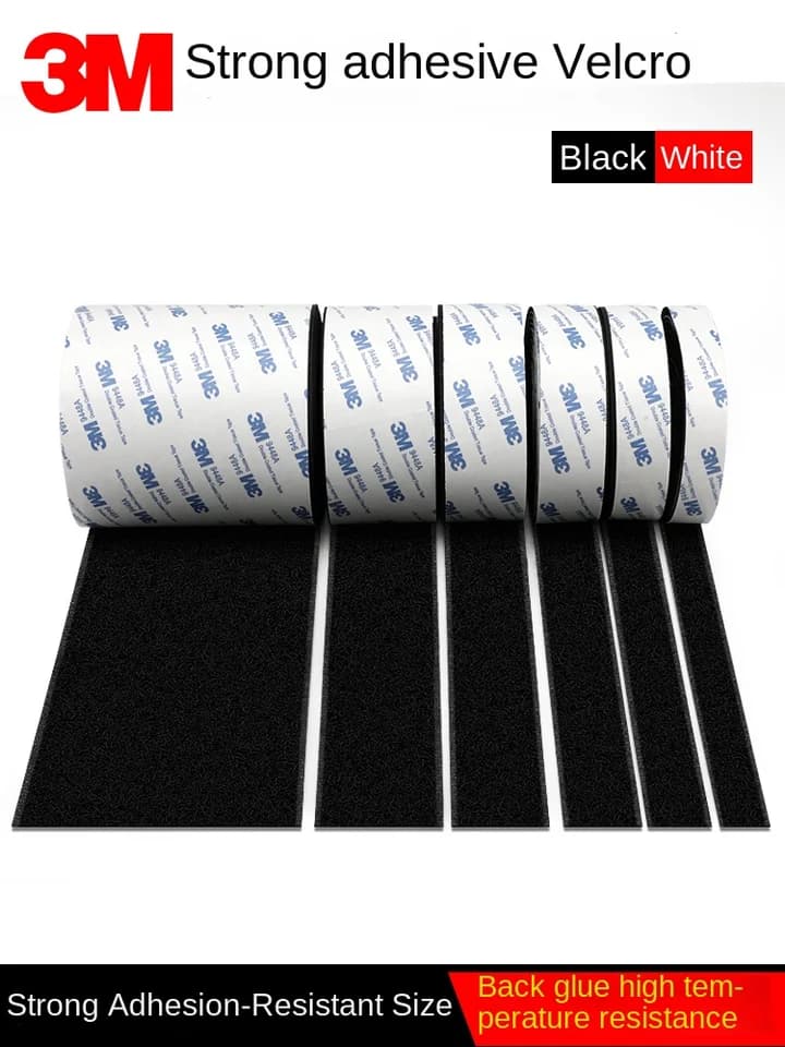 3M 9448A Hook and Loop Tape Self Adhesive | Strong Fixing | High/Low Temp Resistant - Thumbnail 3