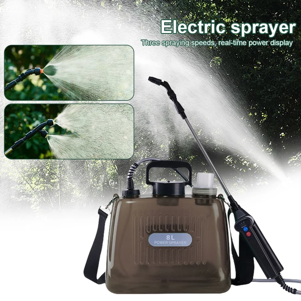 5/8L Electric Knapsack Sprayer | High-Pressure, Battery Powered | 4 Mist Nozzles - Thumbnail 6