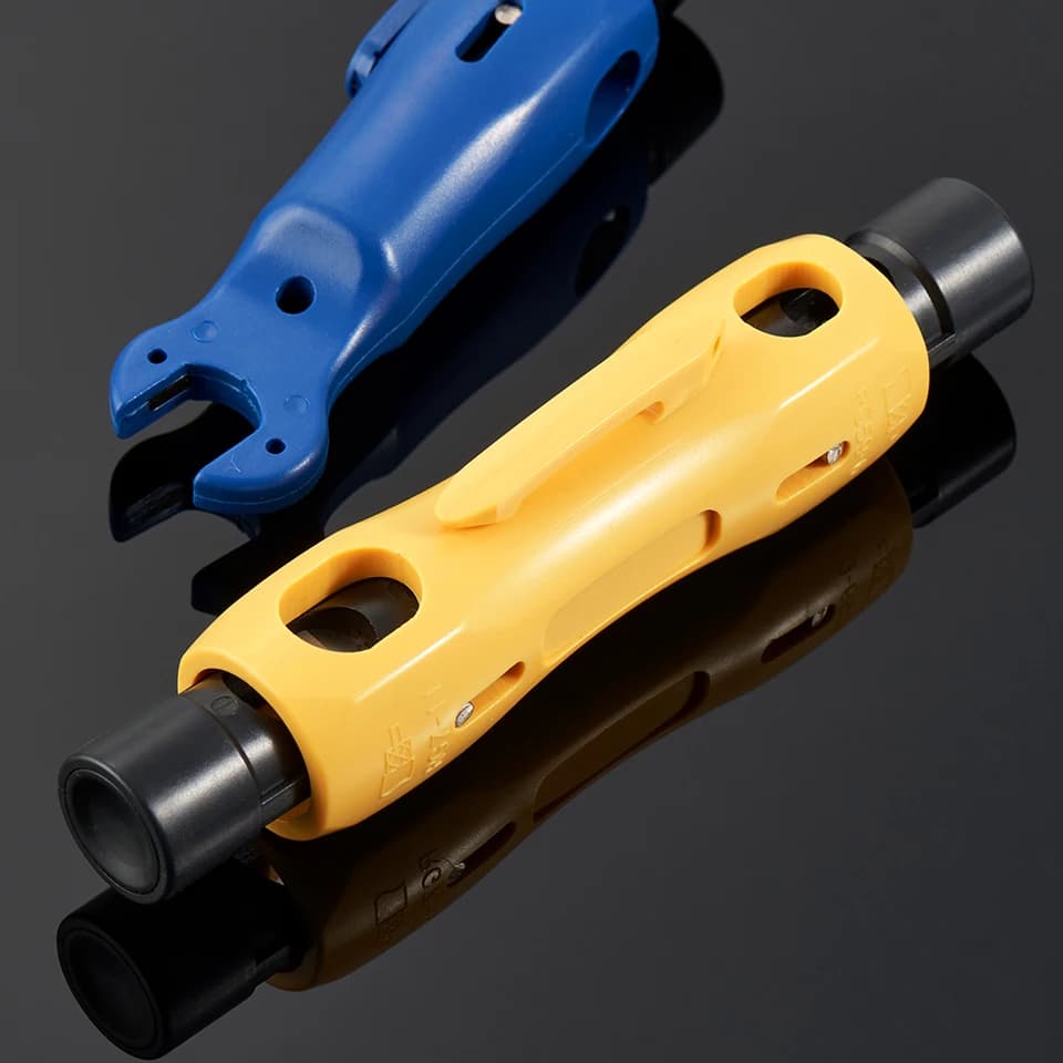 Coaxial Wire Stripper | RG6, RG7, RG11, RG59 Compatible | Dual-Purpose Pen Style - Thumbnail 5