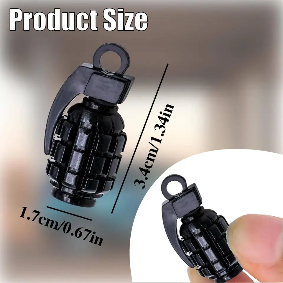 Tire Valve Caps | Dustproof Aluminum | 4-Pack for Car SUV Truck - Thumbnail 4
