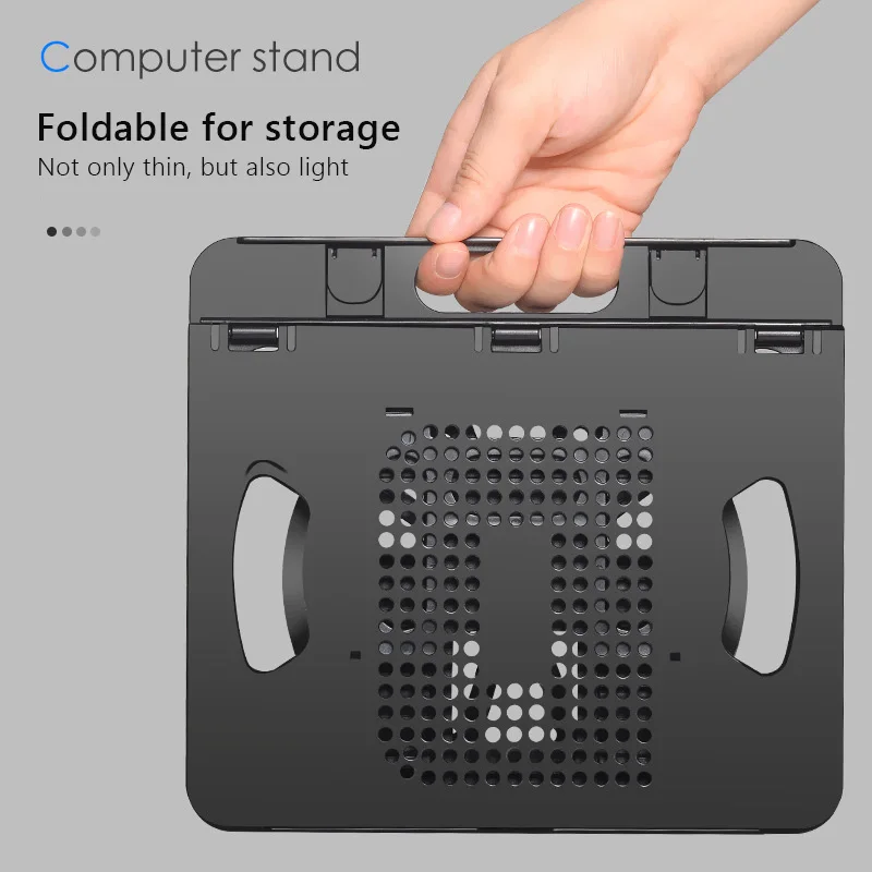 Adjustable Laptop Stand | Foldable Desktop Holder | Cooling Bracket - Thumbnail 4