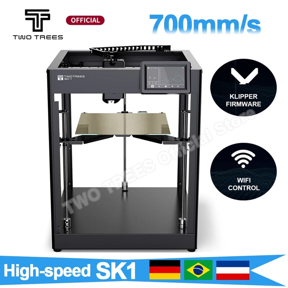 SK1 3D Printer | 700mm/s Fast Speed FDM | Auto-Levelling, 300°C Direct Extruder - Thumbnail 2