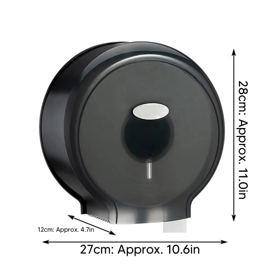 Blue Roll Dispenser | Large Capacity | Wall Mount for Toilets - Thumbnail 2