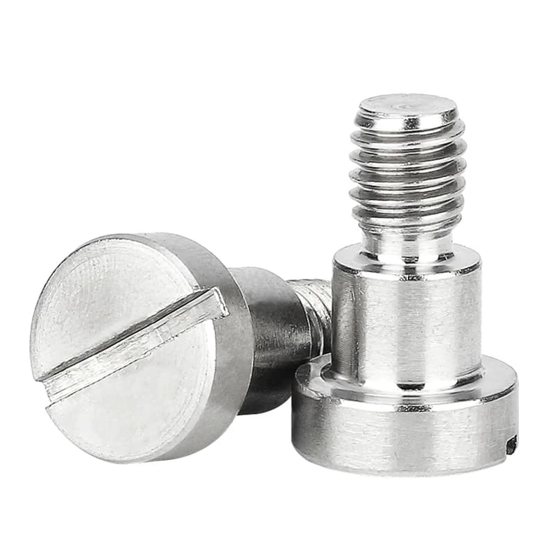 304 stainless steel slotted set screws, shoulder screws, and positioning shafts in sizes M2.5 to M10 per GB830 standard.