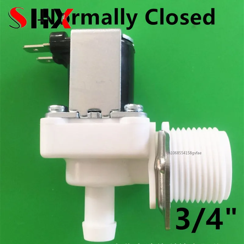3/4" Vertical Solenoid Gate Valve | NC 12V-220V | Ice Maker Water Inlet - Thumbnail 3