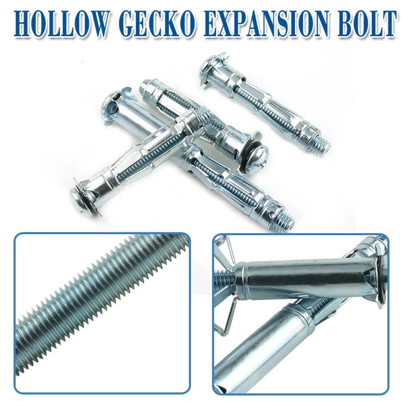 M4-M8 Metal Cavity Ground Anchor | Hollow Wall Fixing | Plasterboard Plug - Thumbnail 4
