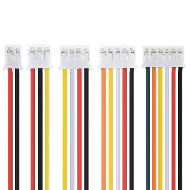 PH2.0 Connector Kit | 2-12 Pin 2.0mm Pitch | 10-30cm 26AWG Wire | Secure Electrical Connections - Image 1