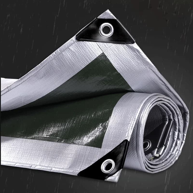 PE Tarpaulin | 180GSM Heavy-Duty | Garden Furniture & Camping Cover - Thumbnail 2