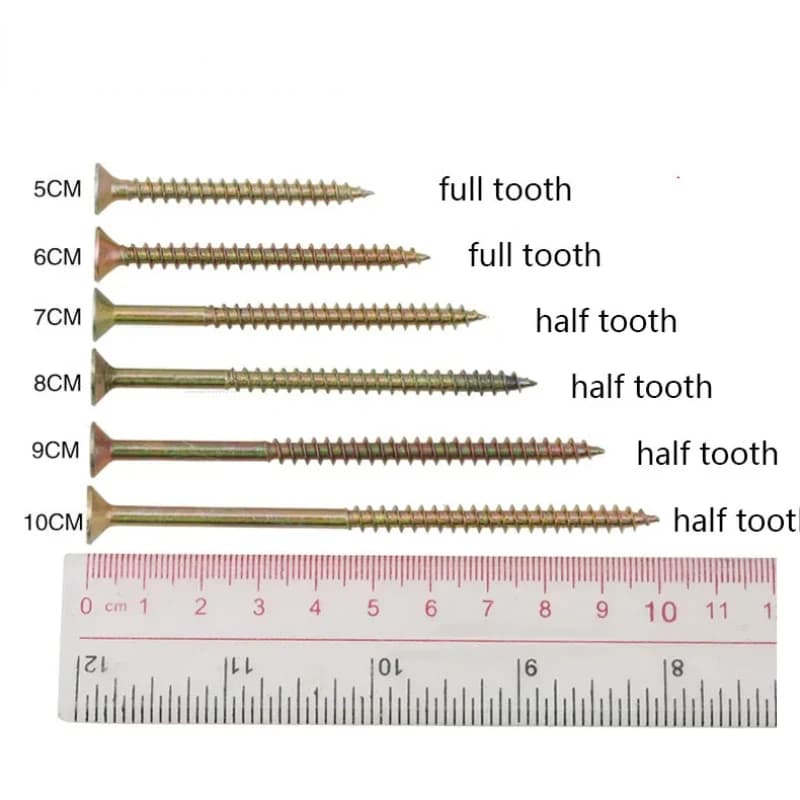 Deck Screws | Cross Countersunk Self Tapping | Hardened Tip Wood Screws M5 - Thumbnail 6