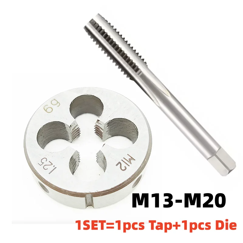 Tap and Die Set | Fine Thread Pitches | M13-M20 Large Diameter Bolts - Thumbnail 3