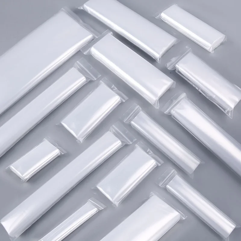 Sack Liners | 100pc Clear Self-Sealing PE Bags | Moisture-Proof Pouch - Thumbnail 2