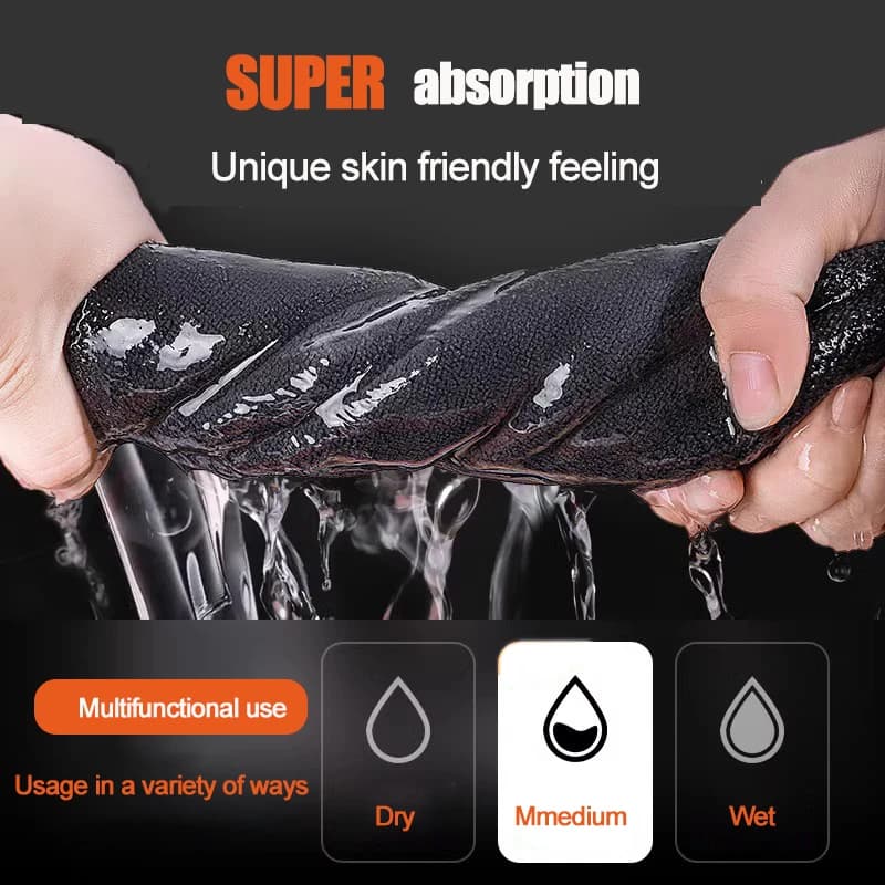 Microfibre Glass Cloths | Ultra Absorbent Drying | Car & Interior Detailing 30x40/30x60cm - Thumbnail 4