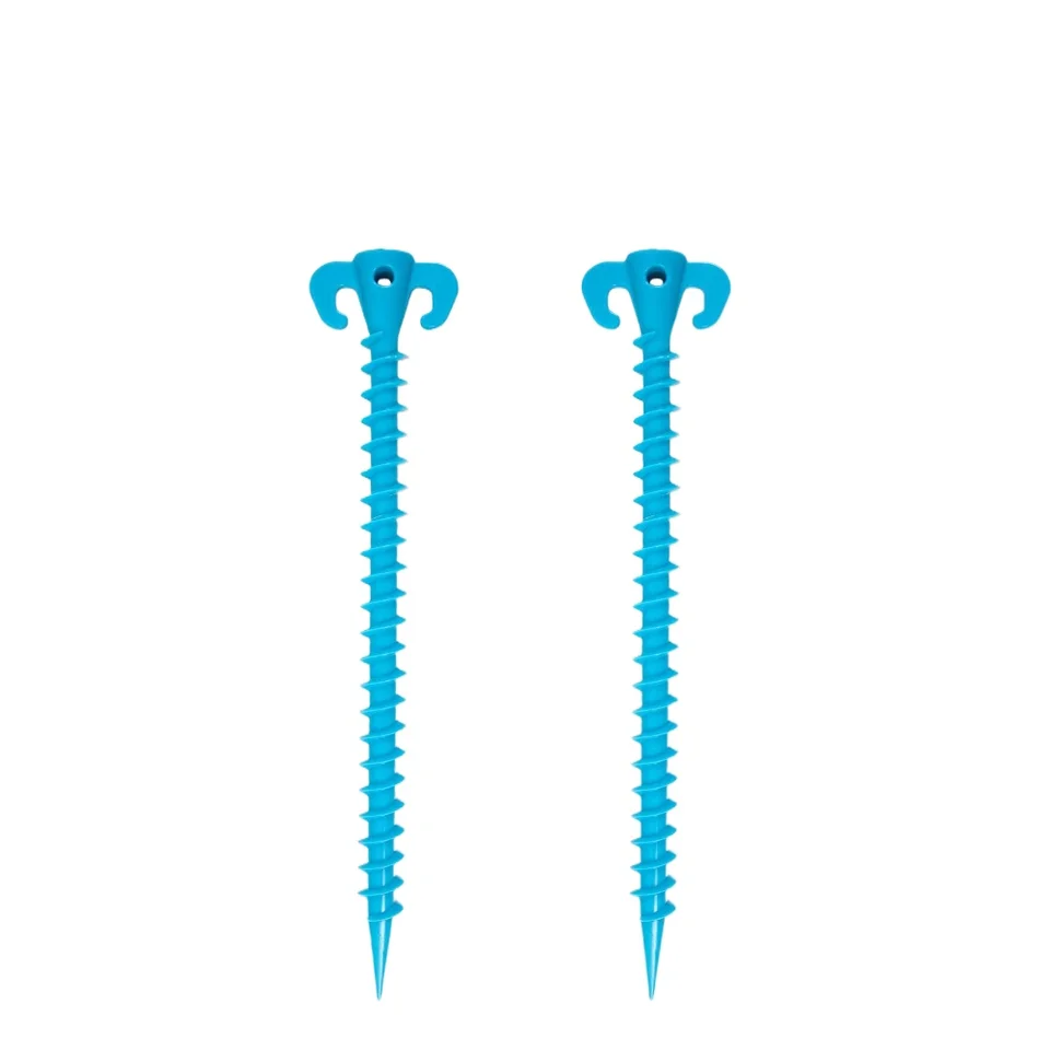 28cm Foundation Ground Screw | Spiral Tent Peg | Heavy Duty Outdoor Camping