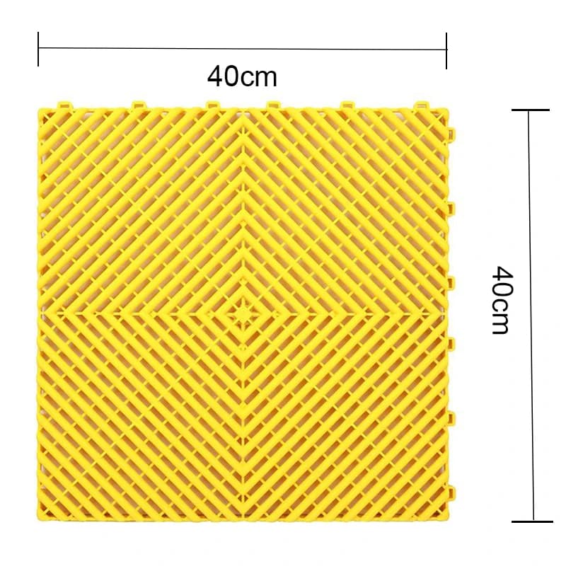 Modular Rubber Floor Matting | Interlocking PVC Tiles | Workshop & Garage Flooring - Thumbnail 2