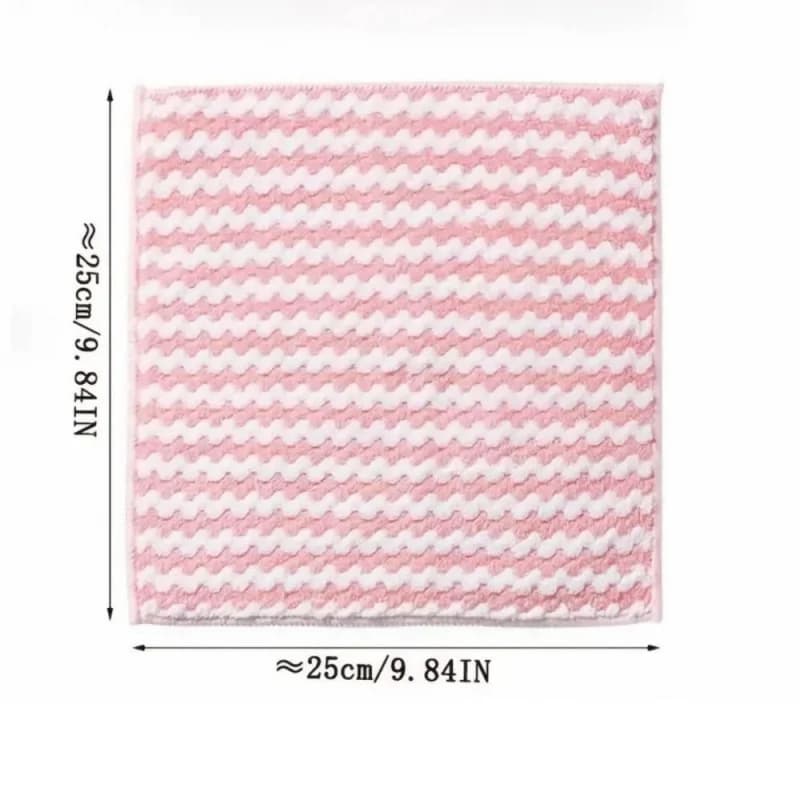 40x Super Absorbent Cleaning Cloths for Glass | Coral Fleece Dish Rags | Thick Kitchen & Window Wipes - Thumbnail 2