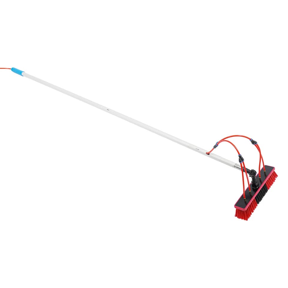 Telescopic Window Cleaning Pole 5m | Extendable Solar Panel Washer | High Reach Brush - Thumbnail 5