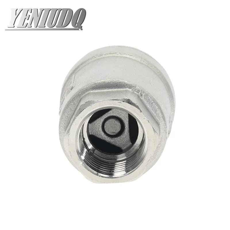 Stainless 304 Steel Vertical Check Valve | Water Pump One-Way | 1/2" to 2" Pipe DN15-50 - Thumbnail 3