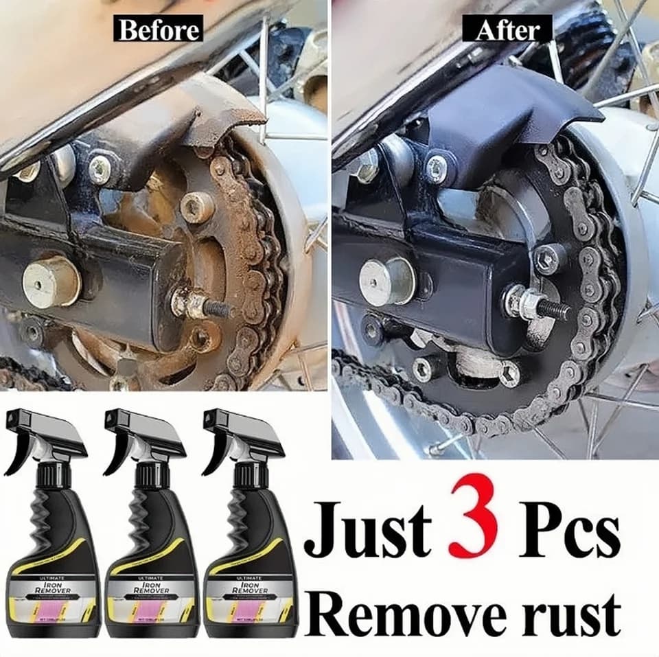 Repair Kit & Rust Remover Spray | Cleans Metal & Exhaust Pipes - Thumbnail 6