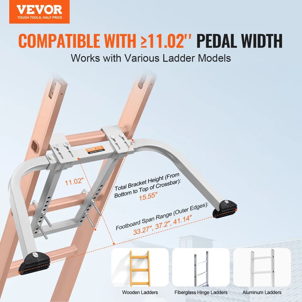 Ladder Standoff | Heavy Duty Steel | Roof Hook & Wall Extension - Thumbnail 2