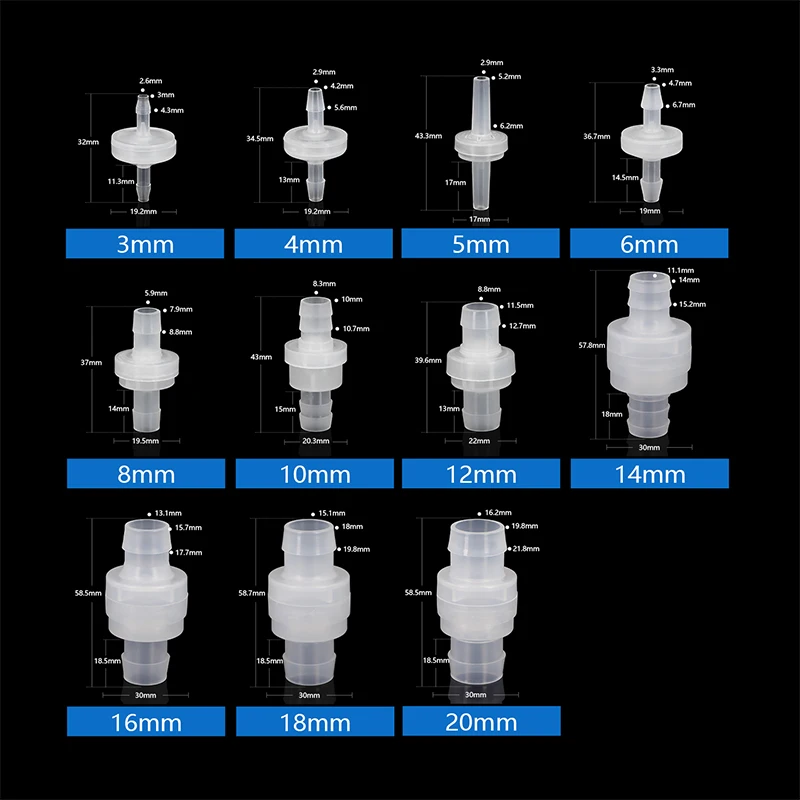 Fuel Line gate valve gate | One-Way Non-Return | 3mm to 20mm Sizes - Thumbnail 4