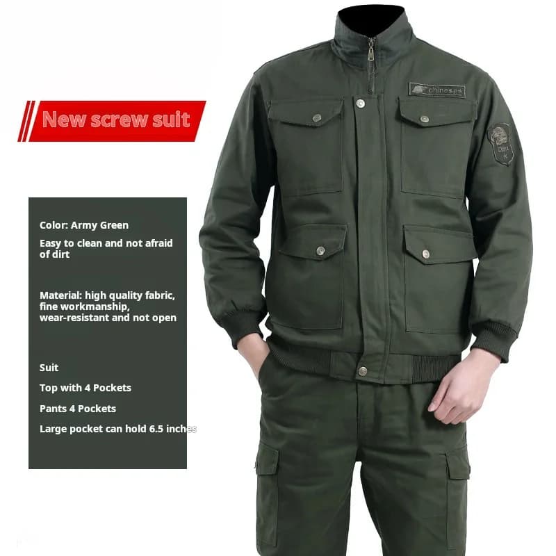 Biohazard Hazmat Suit | Chemical Splash Protection | Industrial Safety Coverall - Thumbnail 3