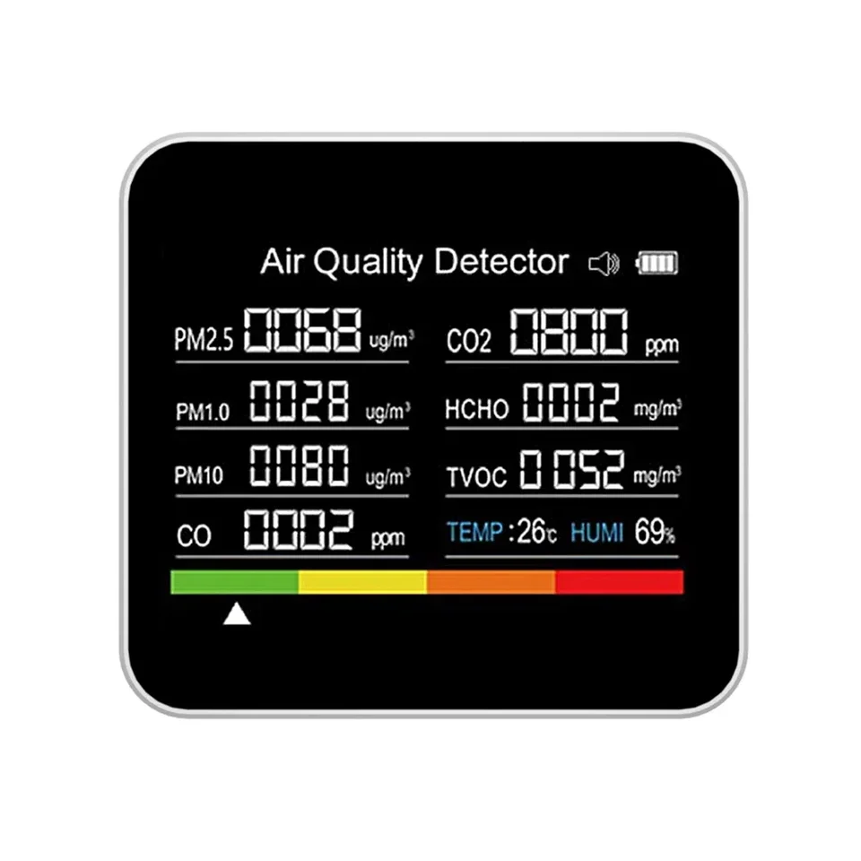 Tuya WIFI Carbon Monoxide Detector | 9-in-1 Air Quality Monitor | Real-time CO2 Meter - Thumbnail 5
