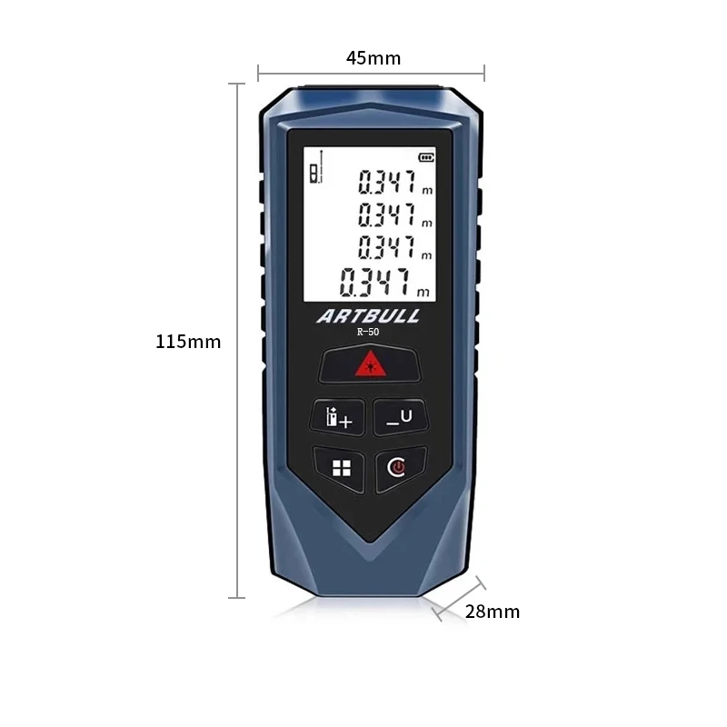 ARTBULL 100m Laser Measure | Infrared Rangefinder | Digital Tape - Thumbnail 6