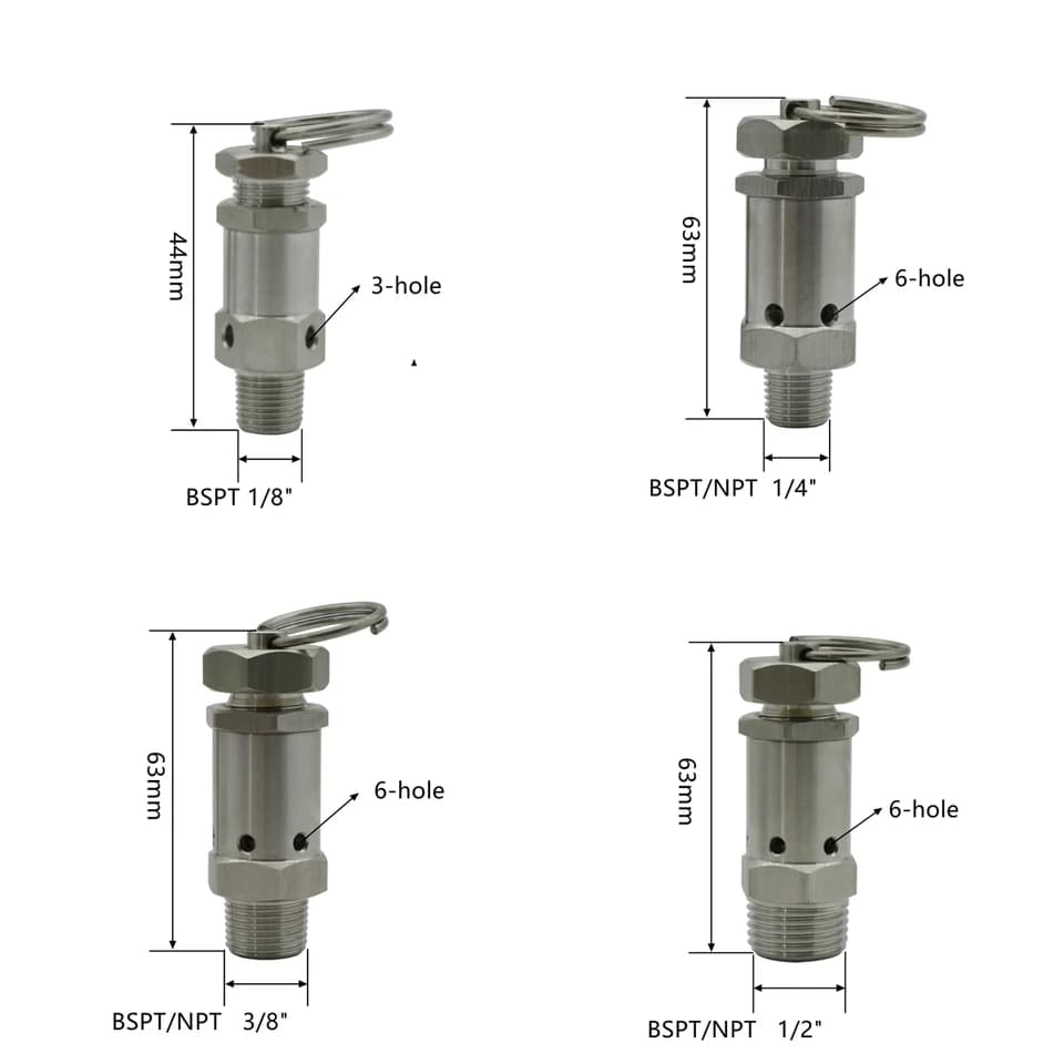 2 1/2 Gate Valve | 304 Stainless Steel | 1-10 Bar Air Compressor Exhaust - Thumbnail 3