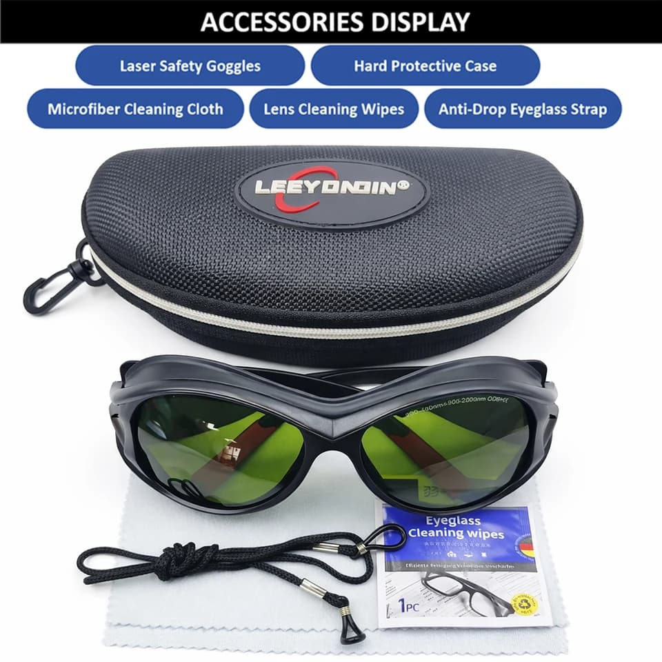 Laser Safety Glasses | Multi-Range 532 1064nm Eye Protection | Engraver Workshop - Thumbnail 7
