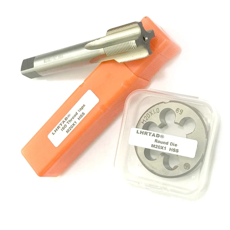 M20 HSS Tap & Die Set | Metric Fine Thread | Right Hand Plug Taps - Thumbnail 2