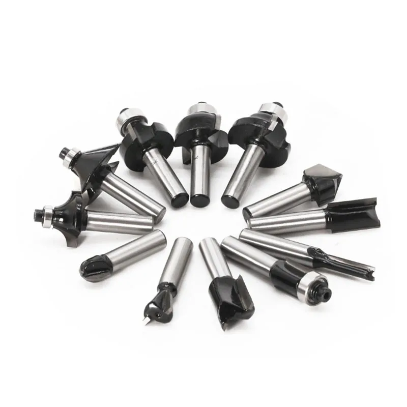 Router Bits Set | 12-Piece 6mm Shank | Woodworking & Carving - Thumbnail 6