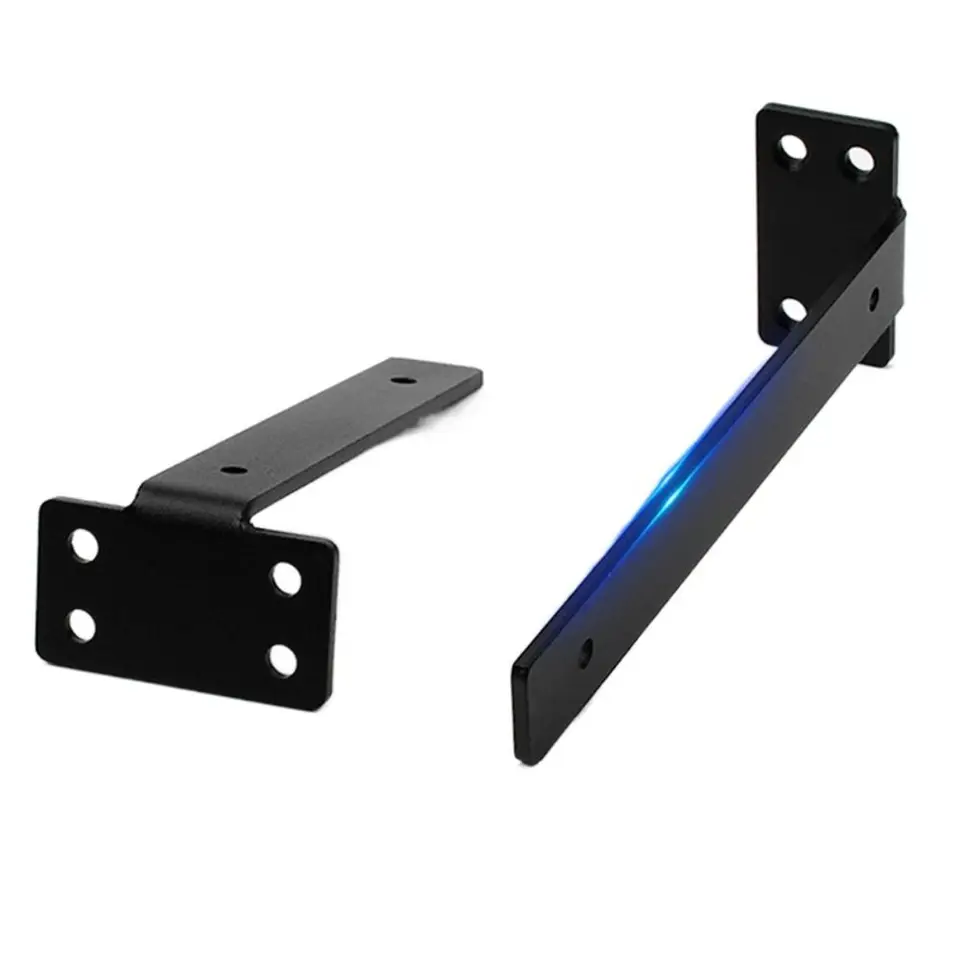 Heavy Duty Floating Shelf L Brackets | Rust-Resistant Wall Support | Integrated Invisible Design - Thumbnail 4