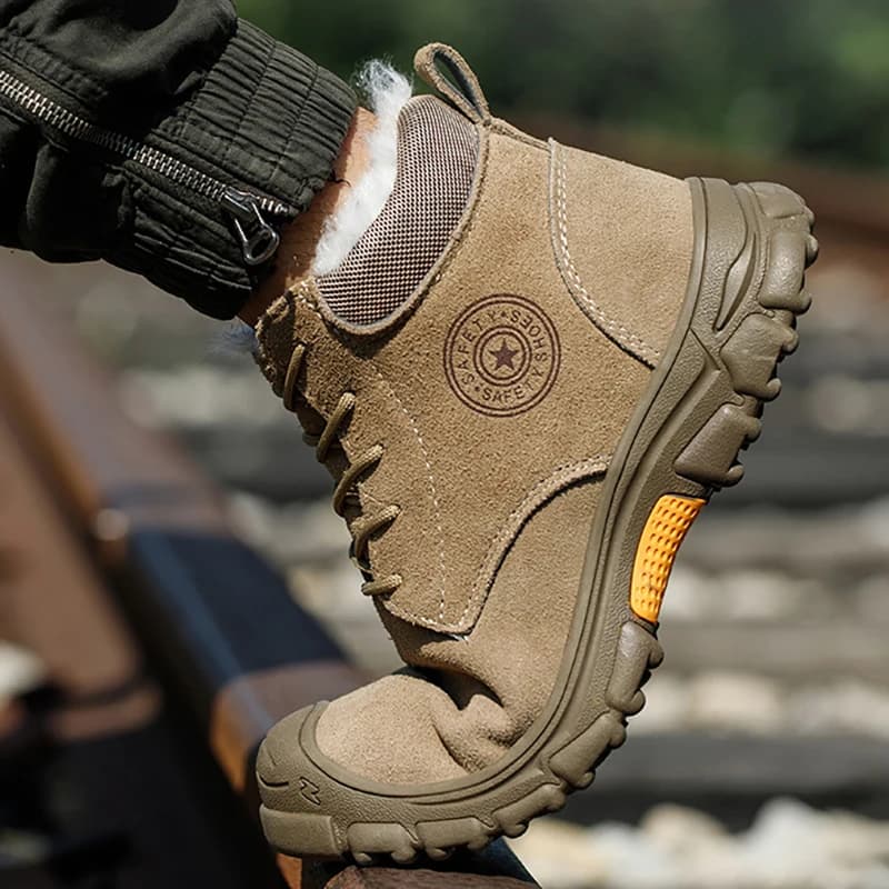 Men's Steel Toe Cap Boots | Anti-Piercing & Warm | Winter Work Safety - Thumbnail 5