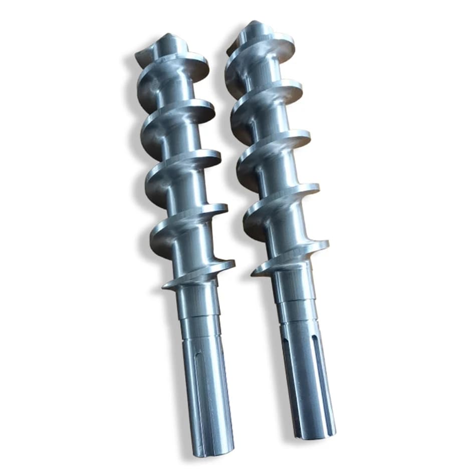 Foundation ground screw: two identical screw augers on a white background.